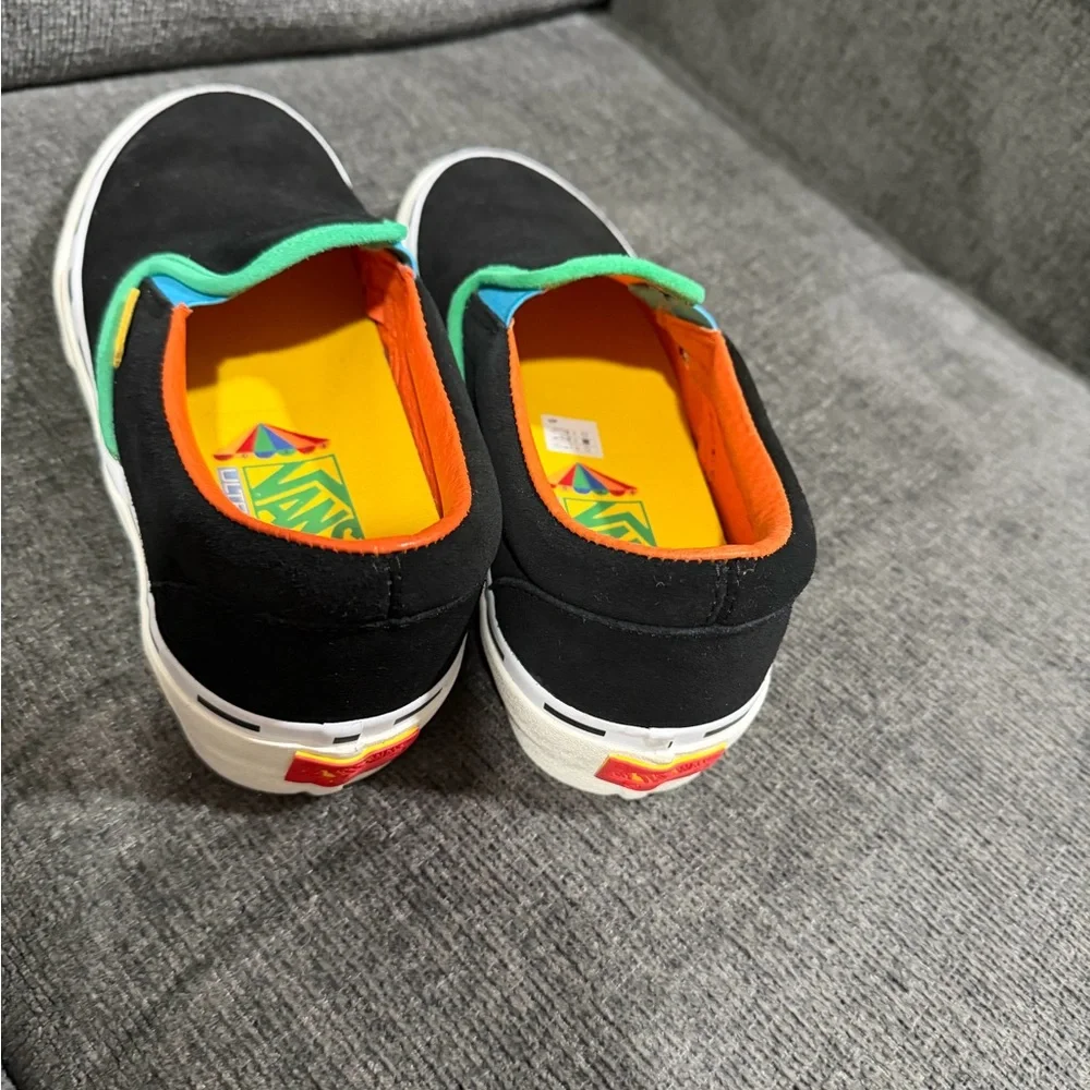 Vans Dobale x Classic Slip-On Vault LX 'Black Multi' Skate Mens 6.5 Womens 8 New - Picture 4 of 7